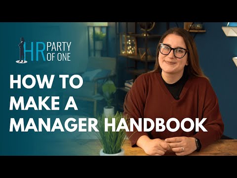 How to Make a Manager Handbook