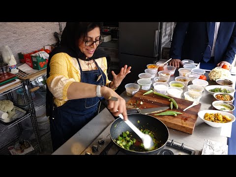 Masala Bhindi (Okra) | Chana Masala (Chickpea Curry) | Kheera Raita | Recipes by Chef Manju Malhi