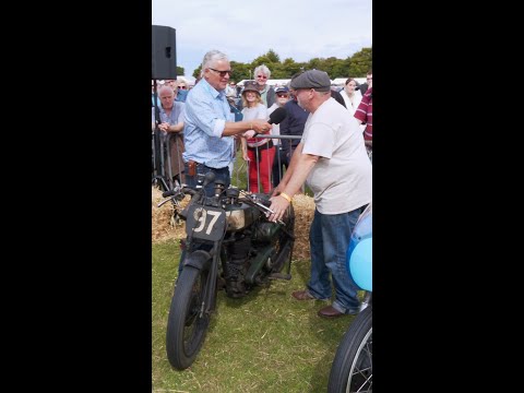 Man finds motorcycle in garden pond