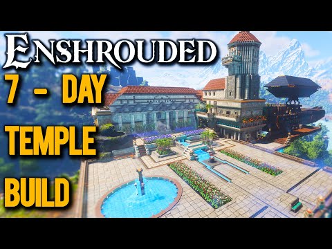 I Spent 7 Days Building An Incredible Temple In Enshrouded