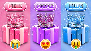 Choose Your Gift...! Pink, Purple or Blue 💗💜💙 How Lucky Are You? 😱 Quiz Shiba