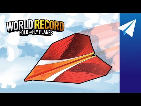 Easy Paper Airplane Glider — How to Make Phoenix, Designed by John Collins, The Paper Airplane Guy