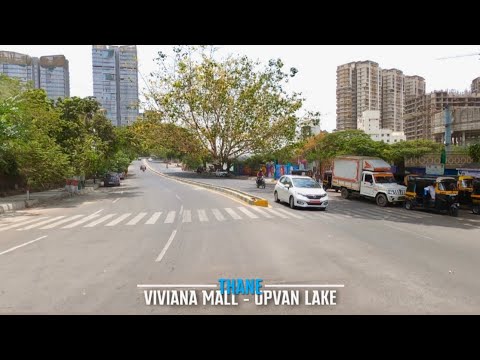 4K Drive from Viviana Mall to Upvan Lake | Thane, Mumbai