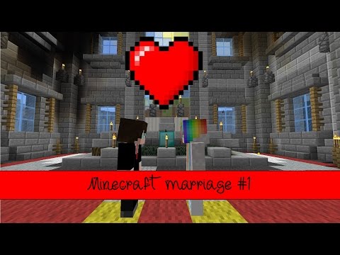 A beautiful minecraft wedding #1