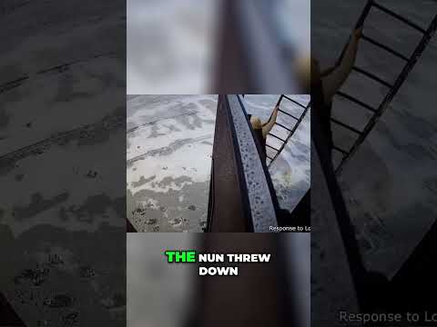 Nun vs. Thief: Caught in the Act on Roof