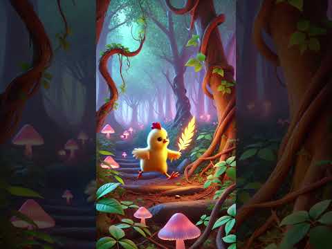 Courage to Shine Bright: Little Chicken's Daily Song #cute #song #3d #littlechicken #chicken