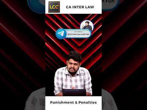 SHOULD WE EVEN STUDY PENALTIES || CA INTER || LAW || LAKSHYA