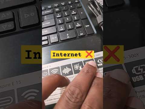 Acer Aspire E5-575 Series Laptop Wi-Fi internet Not Working Problem#macnitesh#keyboardtricks#2024