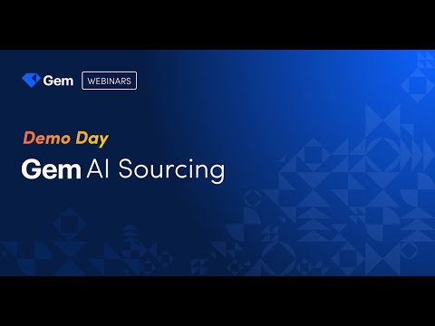 Demo Day  Gem AI Sourcing