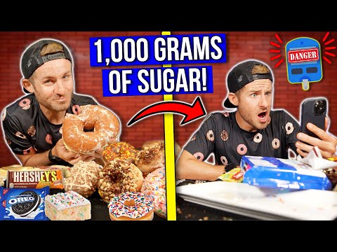 I TESTED MY BLOOD SUGAR.. AFTER EATING 1,000 GRAMS OF SUGAR!