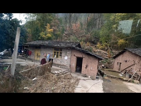 从城区坐车去乡下，看看沿途的中国农村实景