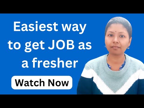 How can Freshers get JOB easily | Sushmita Madhu