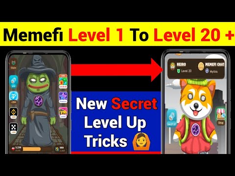 Memefi Secret Level up Tricks | Memefi Level upgrade | Memefi Level Kaise Badhiya