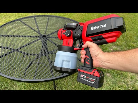 Uses Milwaukee Battery? Cordless Brushless Paint Sprayer by CRIVNHAR