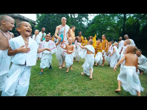 Kirtan with Gurukula Boys in Mayapur #shorts