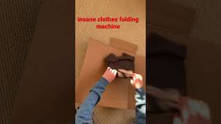 Insane clothes folding machine