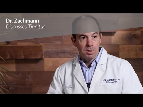 Dr. Zachmann Discusses Tinnitus