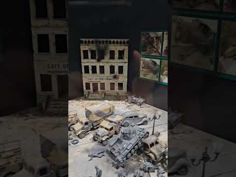 WWII - Defence of Calais battle diorama