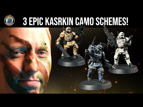 3 Epic Kasrkin Camo Schemes | Warhammer 40,000 | Duncan Rhodes