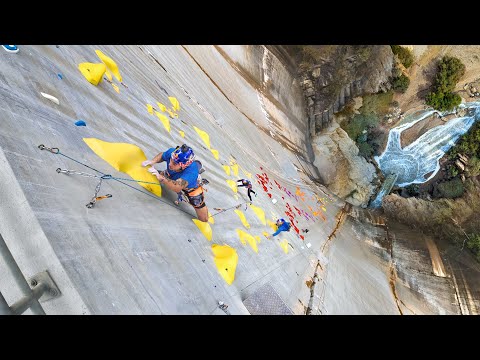 World's Best Climbers Race Up GIANT Dam