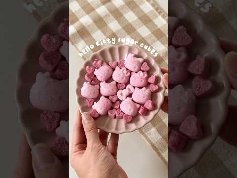 Making Hello Kitty Sugar Cubes for Valentine’s Day ❤️