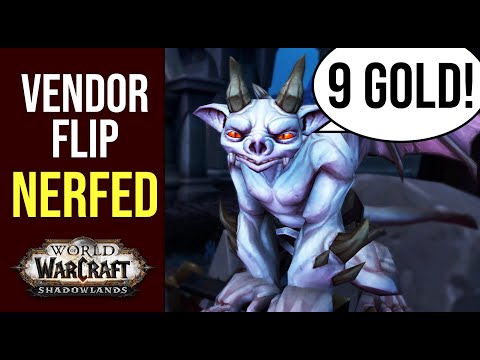 Shadowlands Vendor Flips | The Most Important Goldmaking Nerf I've Seen