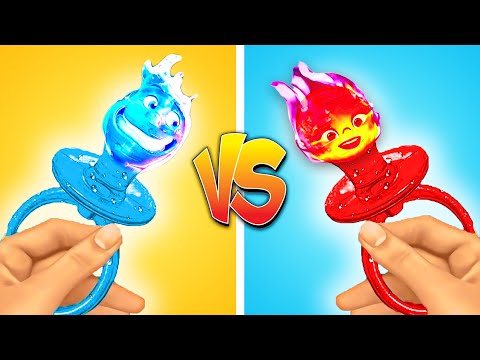 WE ADOPTED ELEMENTALS! Fire Girl Vs Water Boy In Real Life, Ember & Wade Funny Moments by Zoom GO!