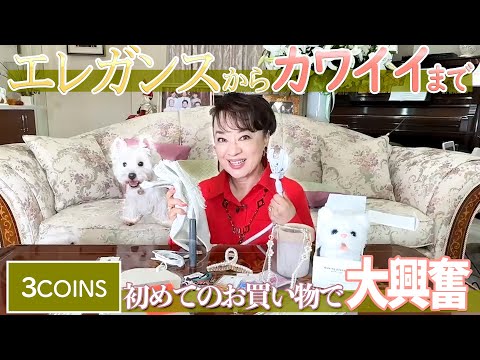 Judy went to shopping for the first time at 3COINS in Japan.