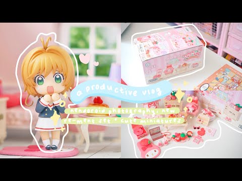 a productive vlog | nendoroid photography, new re-ment set & cute miniatures