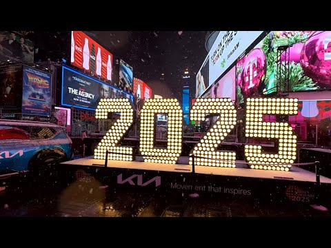 New York City LIVE Times Square New Years Eve Countdown 2025