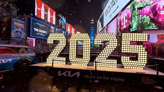 New York City LIVE Times Square New Years Eve Countdown 2025