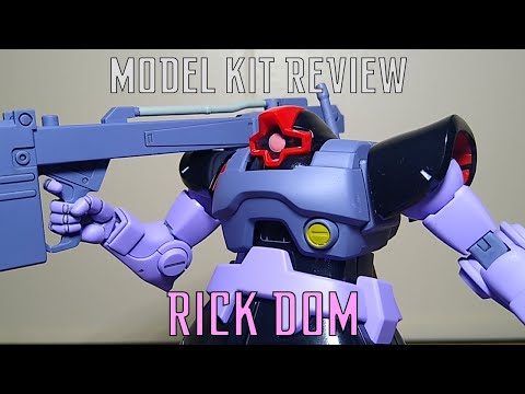 HGUC Dom / Rick Dom | Model Kit Review | Mobile Suit Gundam