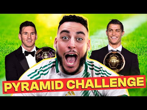 We took the impossible FOOTBALL PYRAMID CHALLENGE to Saudi Arabia 🇸🇦