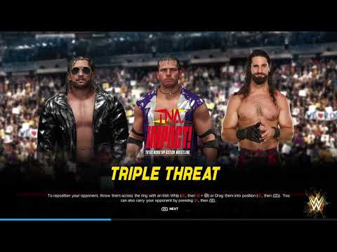 TNA VS WWE VS AEW Mens Triple Threat Match - WWE2K24