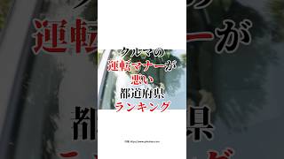 車の運転マナーが悪い都道府県ランキング #車好き #車 #運転マナー #運転マナー #煽り #bgm