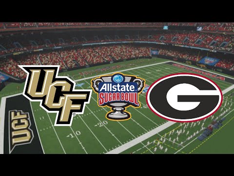 SUGAR BOWL TIME! #7 UCF VS #6 GEORGIA! NCAA 14 Road To Glory Series S2E13