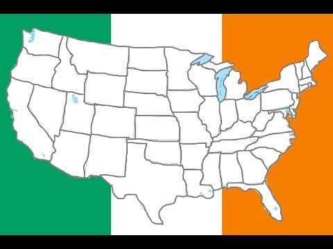 Irish American Immigration History and Cartography (1880)