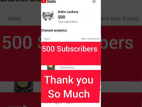 500 Subscribers Complete💥🙏. #shorts #subscribers #ankiscookery