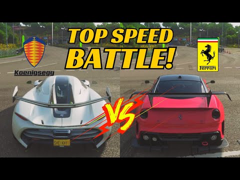 Forza Horizon 4: Koenigsegg Jesko vs Ferrari 599XX EVO! 🏁