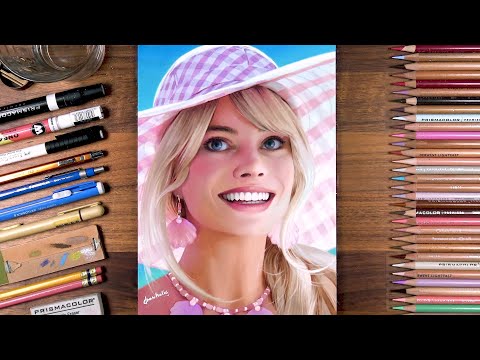 Drawing Barbie (Margot Robbie) | drawholic