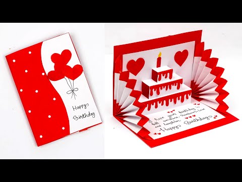 Easy and beautiful greeting cards - Unique and easy birthday card ideas