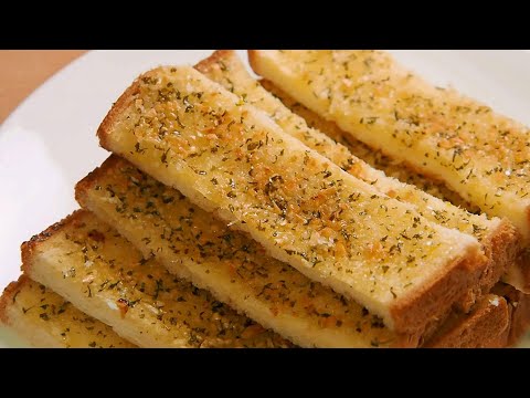 Making butter garlic bread :: No oven needed :: Simple and delicious