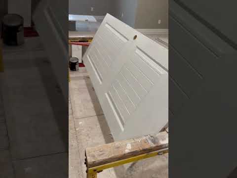 How I paint a door.