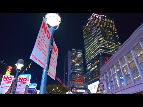 Tokyo [8K HDR] Take a walk in Shibuya on a Halloween day 2024