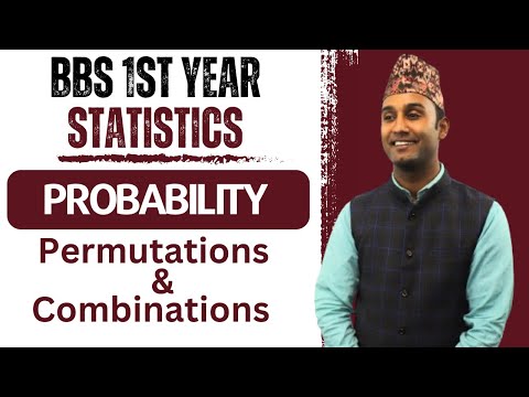 Permutations and Combinations in Nepali || BBS 1st year Statistics || Probability - Gurubaa