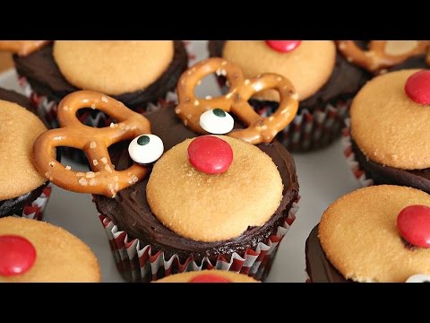 Reindeer Cupcakes | 12 Days of Xmas Baking | sweetco0kiepie