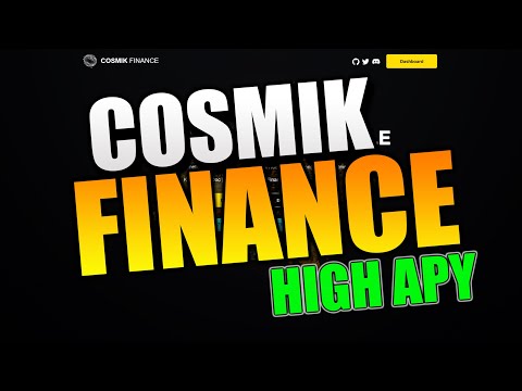 Cosmik Finance - A High APY Protocol! Dynamic APY Hardcoded in the Contract!