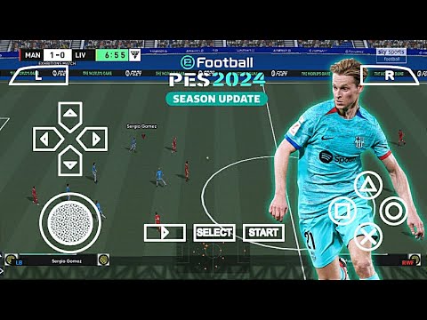 eFootball PES 2024 PPSSPP Patch EA FC24 V2 Full Update Team Eropa & Arab Best Graphics