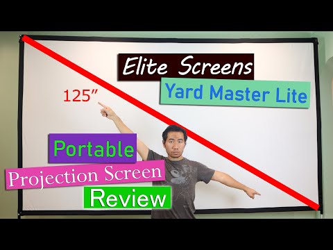 UPDATED Elite Screens Yard Master Lite Assembly and Review