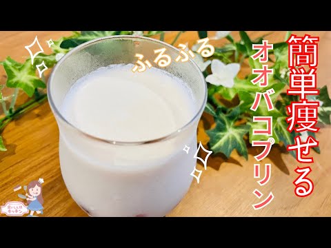 【腸活・美肌】オオバコダイエットプリン【ココナッツミルク】